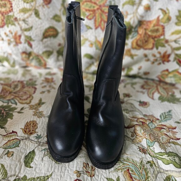 NIB Men's Cruiserworks Black Moto Boots, Size 12.5, Leather, Made in USA - Picture 2 of 13